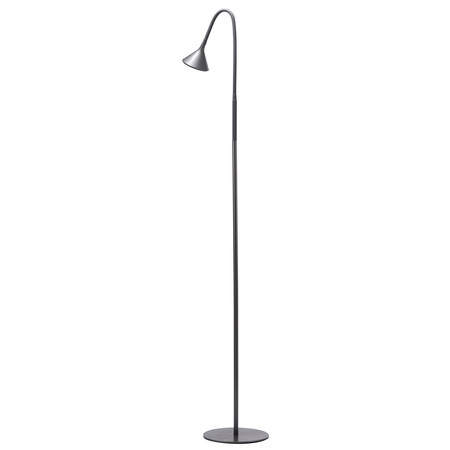 BLACK & DECKER PureOptics™ LED Gooseneck LED Floor Lamp VLED1812F-GRAY-BD